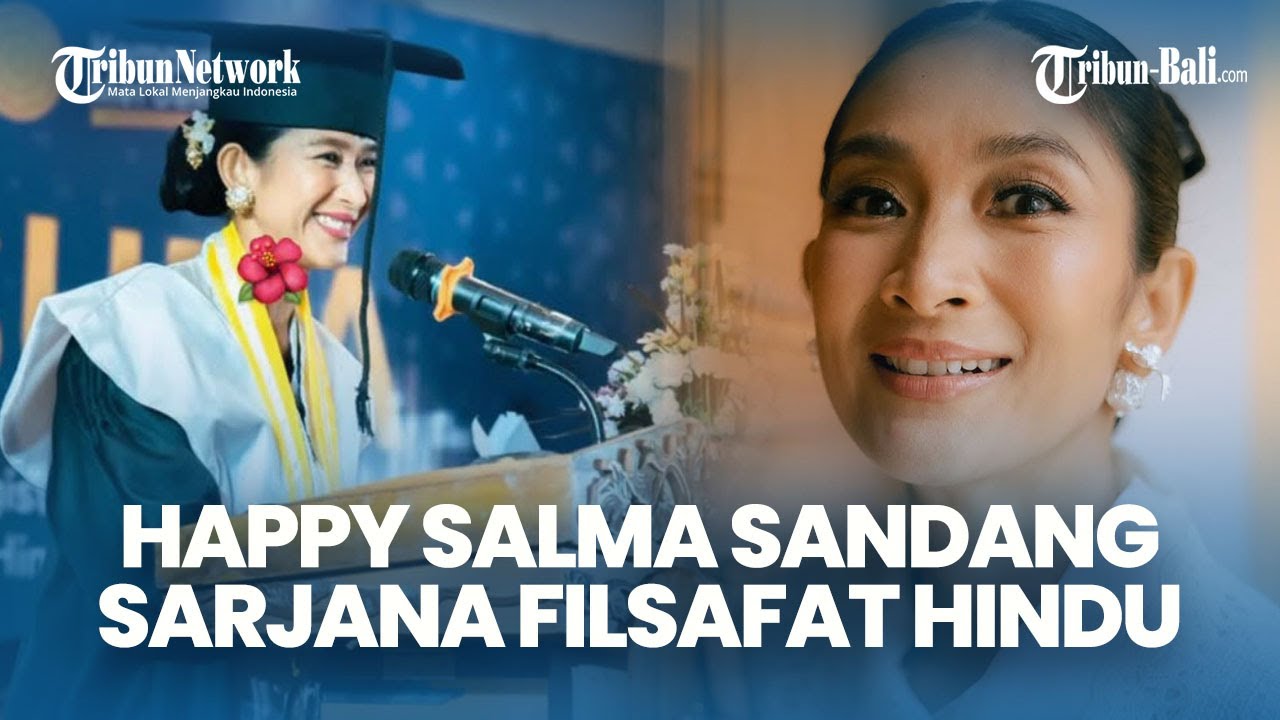 Sandang Sarjana Pendidikan Filsafat Hindu di UNHI Bali, Happy Salma Ingin Lanjut ke Jenjang Magister