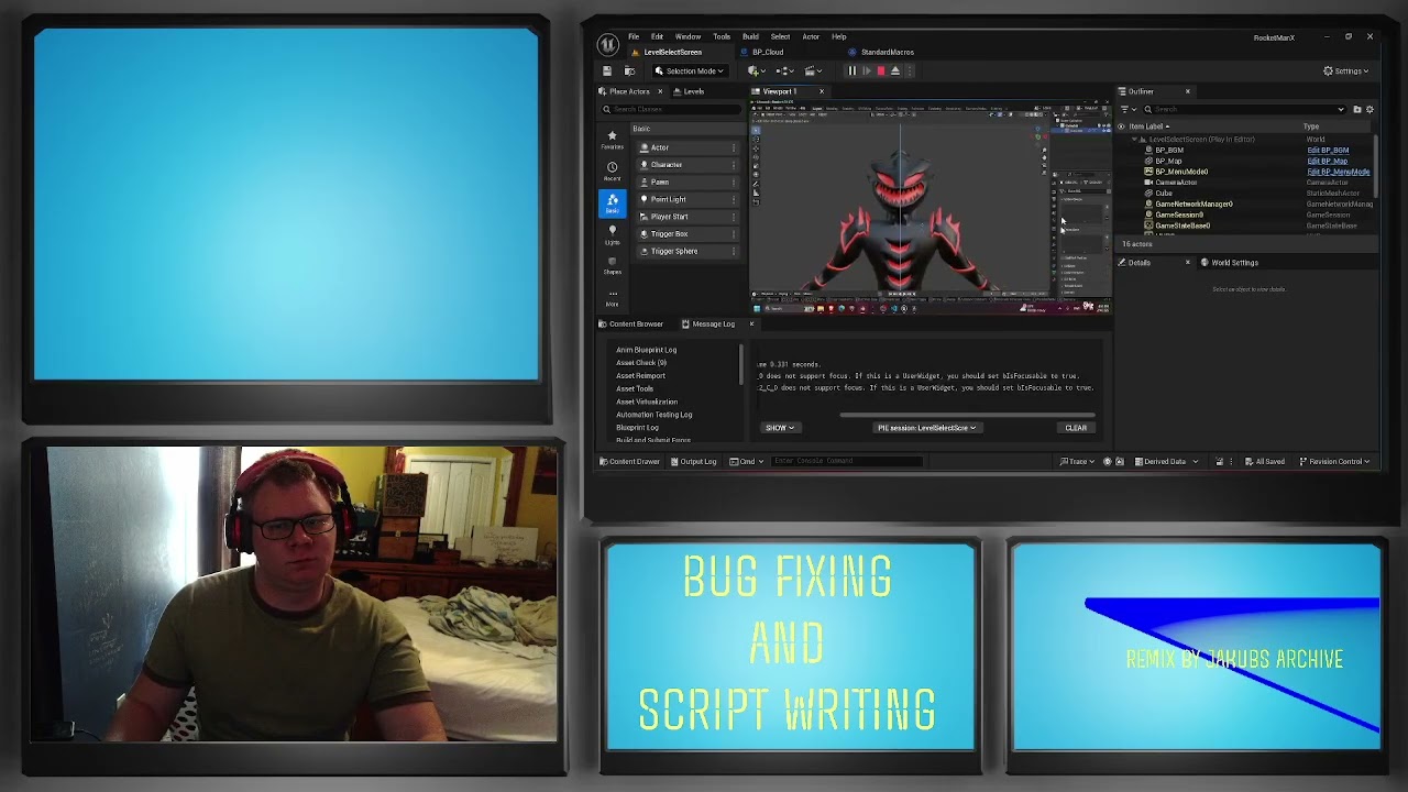 Bug fixing and script writing | Rocket Man X