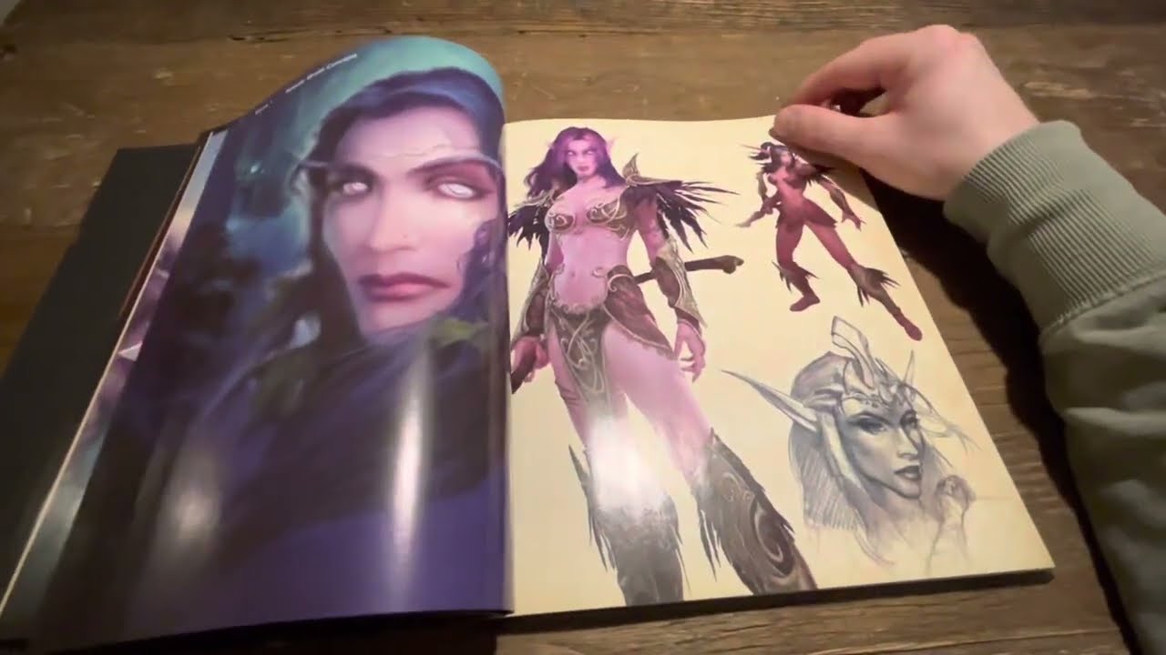 ASMR - WORLD OF WARCRAFT COLLECTORS EDITION ART BOOK 😇