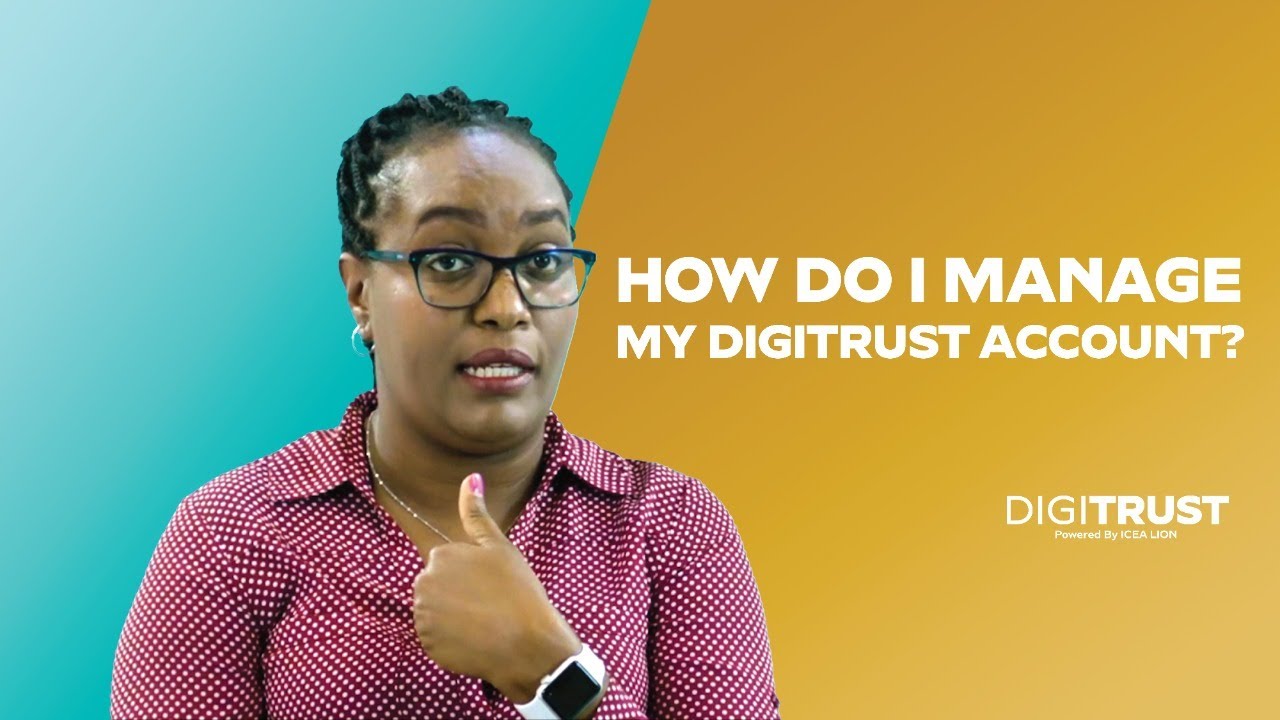 How do I manage my DigiTrust account?