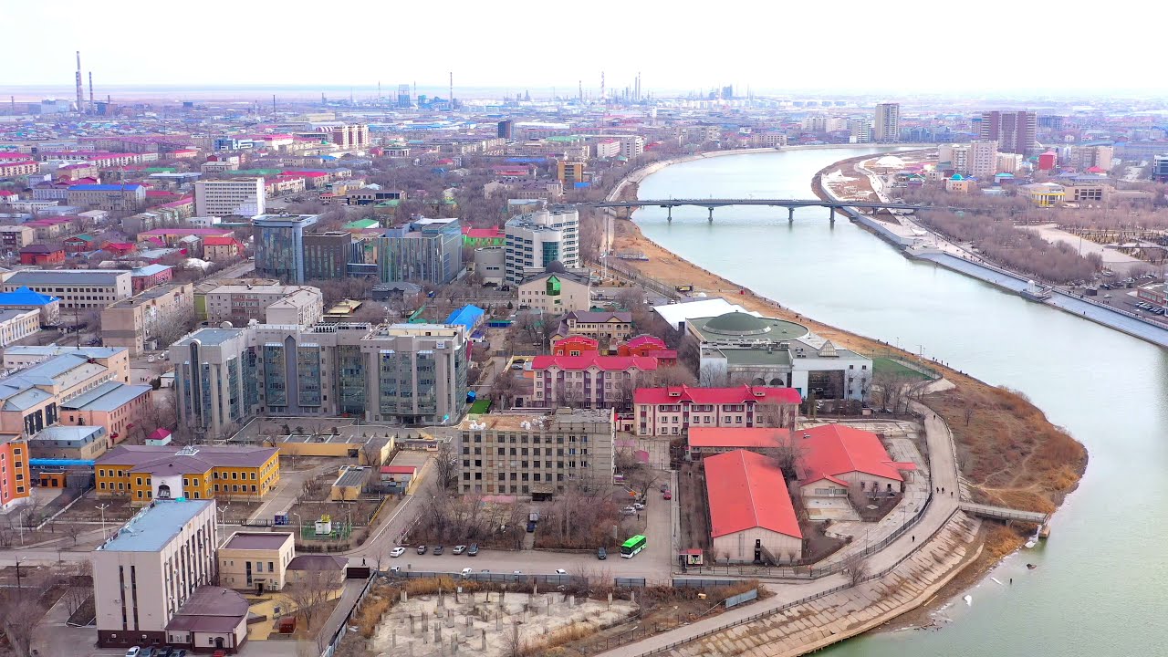 Атырау қаласы-2021. Европа мен Азияны жалғап тұрған бас көпір.