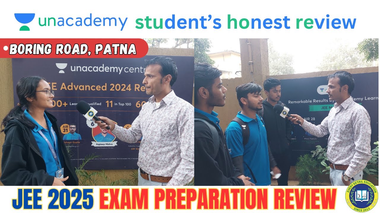 Unacademy Center Student's  honest Review || JEE Main 2025 Exam Preparation Review || Patna&nbsp;Branch📌