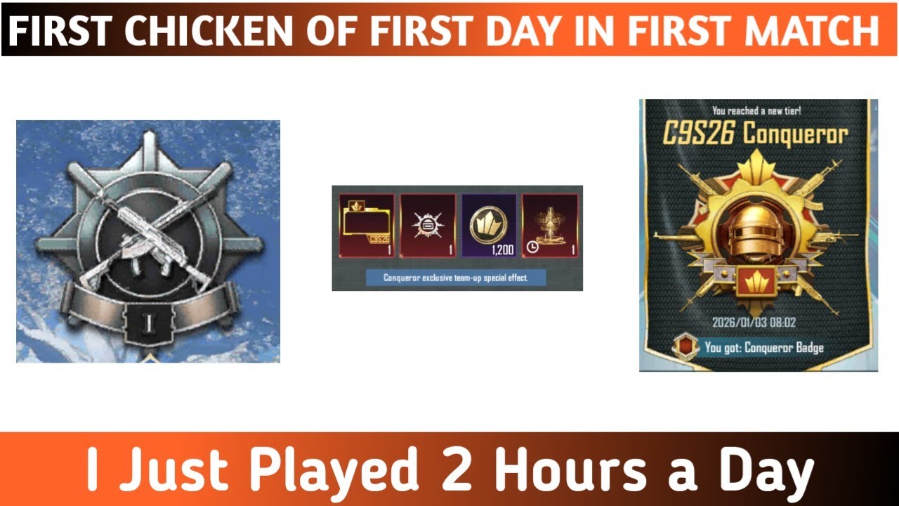 Bronze To Conqueror Just Paying 2 Hours Every Day | BGMI | RankScript 