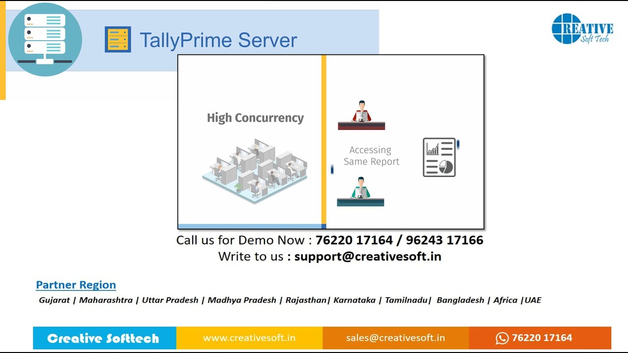 TallyPrime Server - High Data Concurrency - New Feature | Creative Softtech