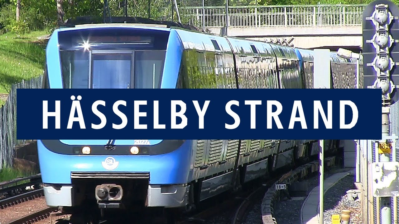 Hässelby Strand Station Stockholms Tunnelbana 2017