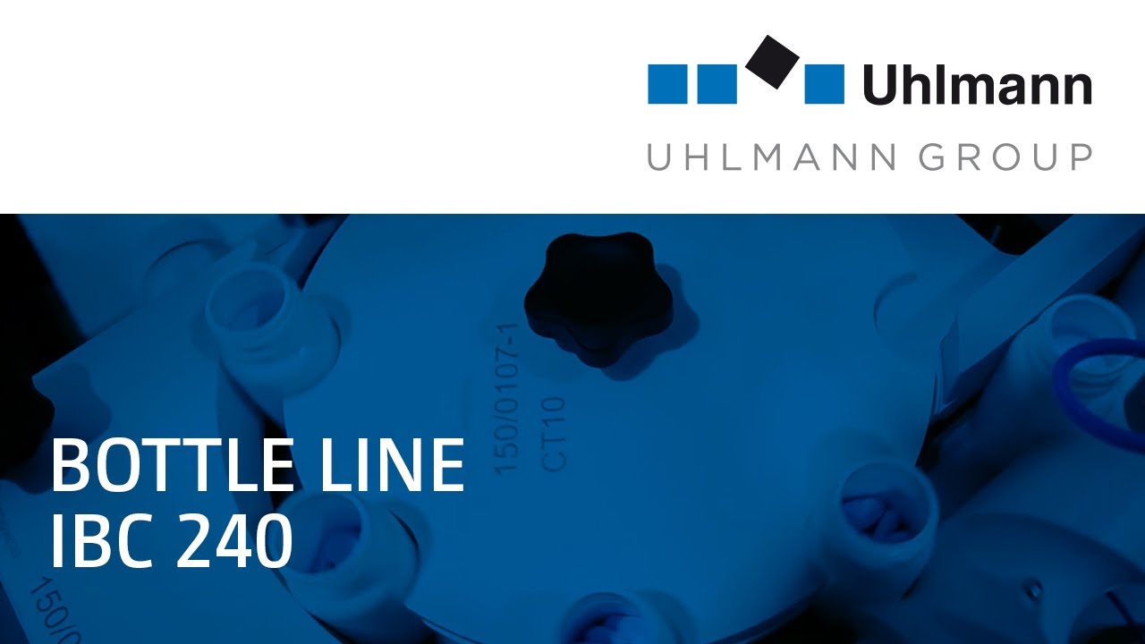 Uhlmann Bottle line IBC 240 / Flaschenlinie IBC 240