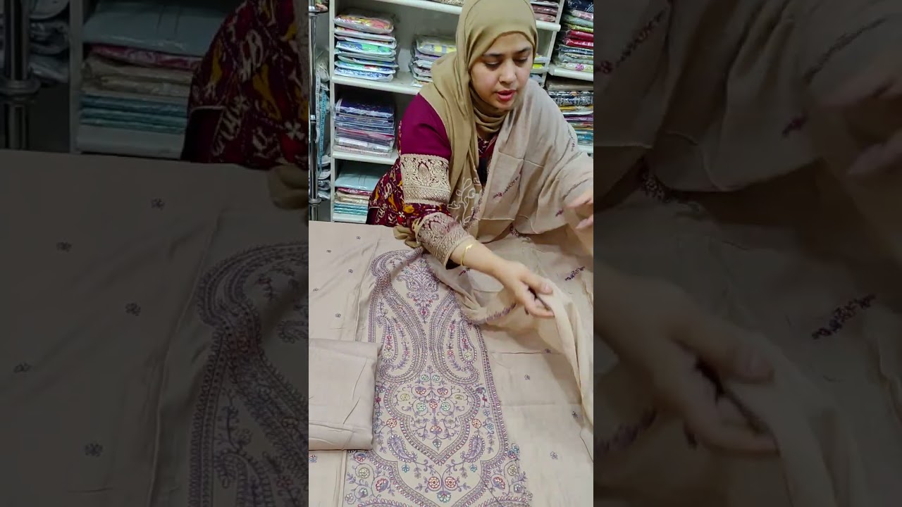 😍 boutique style muslin embroidered suits with embroidered dupatta order no 9818107317 