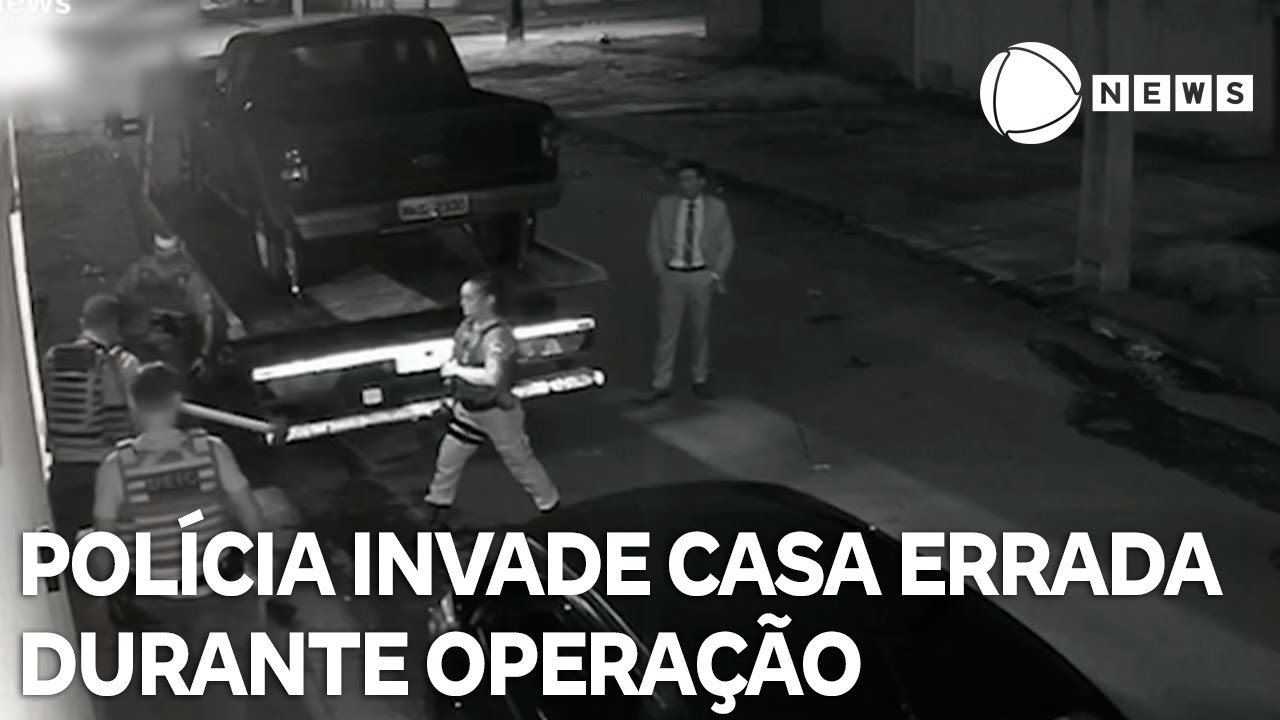 Polícia invade casa errada durante operação em Goiás