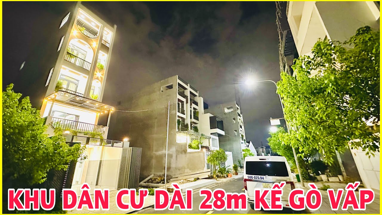 Siêu Phẩm Dài 28m, Kdc Đường Rộng 12m Kế Bên Gò Vấp