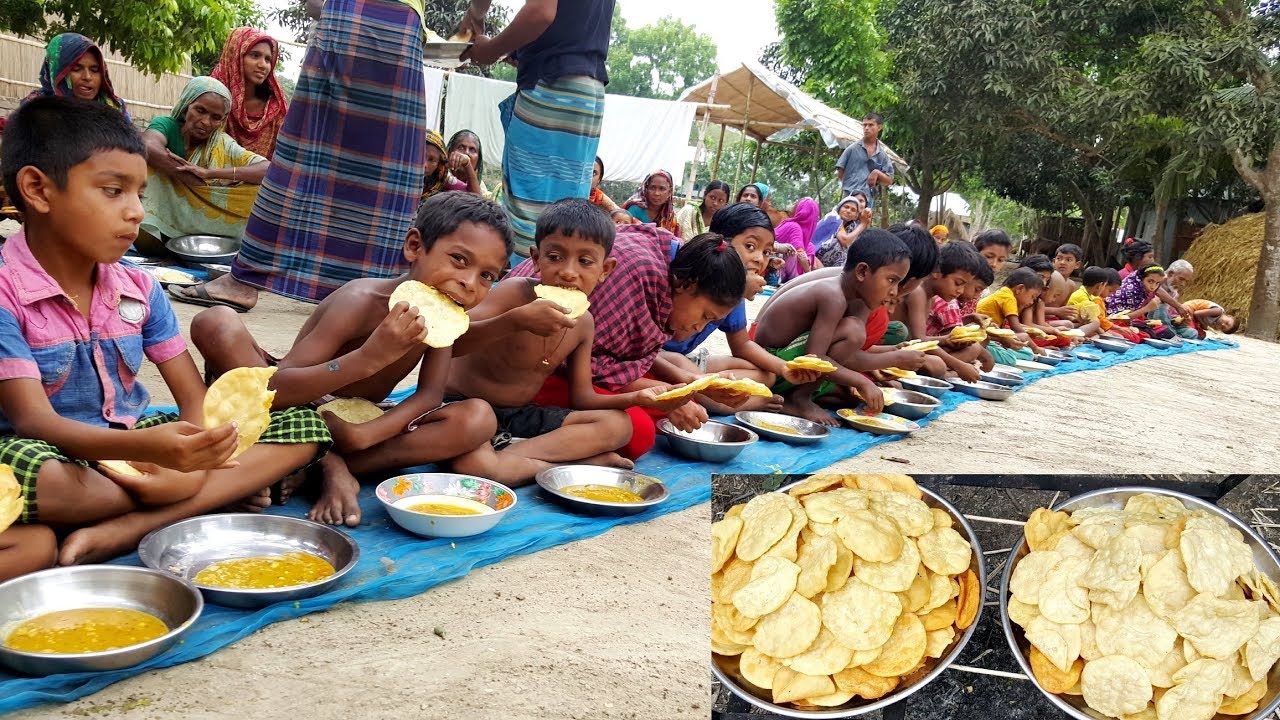 Best Evening Snacks Of Bengali Village Children - Lucy & Lentils Curry Prepared By Women For Kids