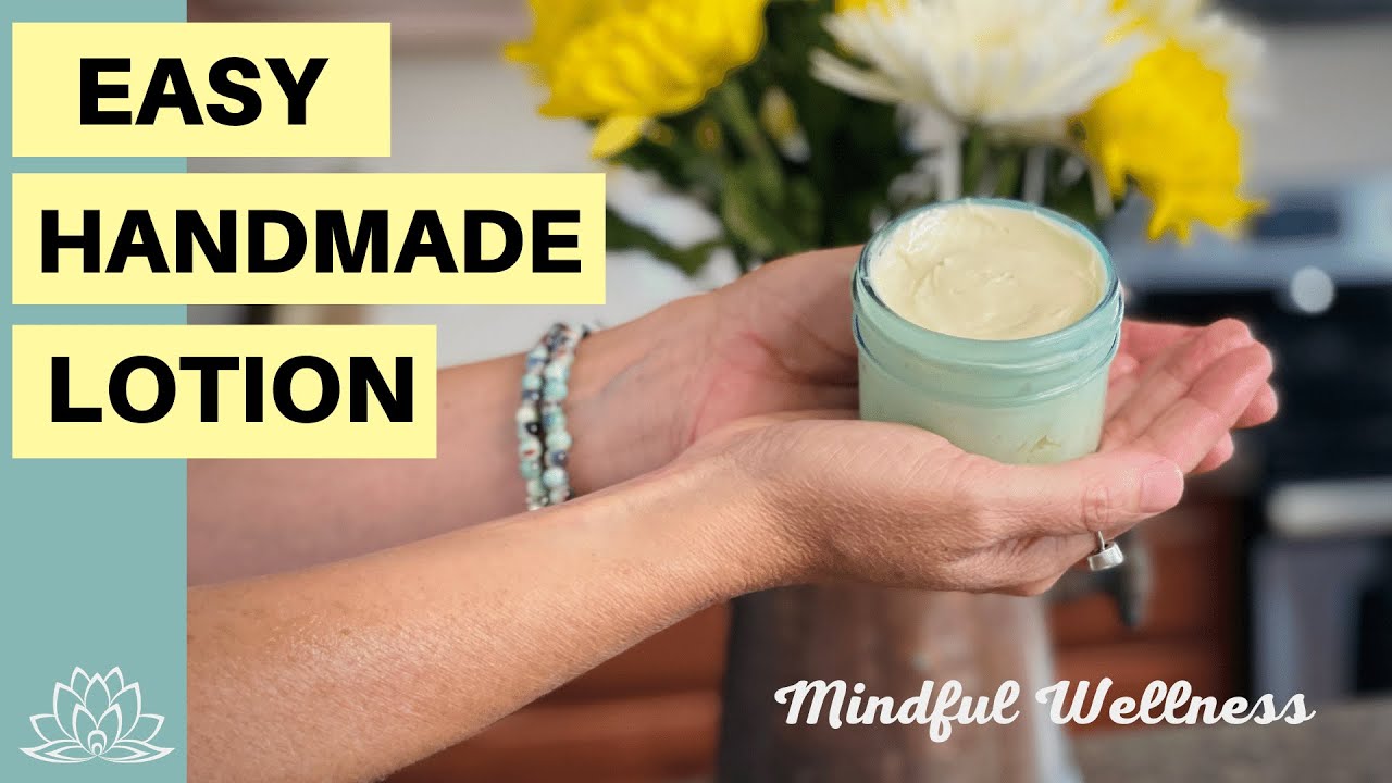 BEST Moisturizer DIY Lotion Recipe Natural Ingredients | Natural Minimalist | Mindful Wellness