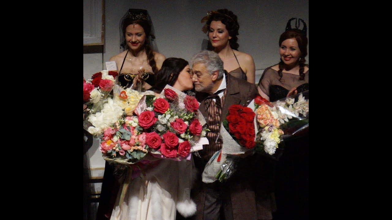 Plácido Domingo,  Oxana Shilova - La Traviata - Morro'! la mia memoria