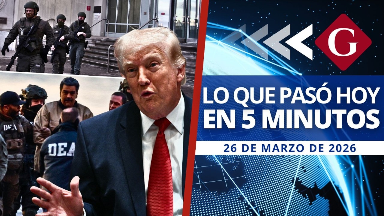 🔵 Noticias 26 marzo: TRUMP ANUNCIA NUEVAS ACUSACIONES CONTRA MADURO DURANTE AUDIENCIA | Noticiero