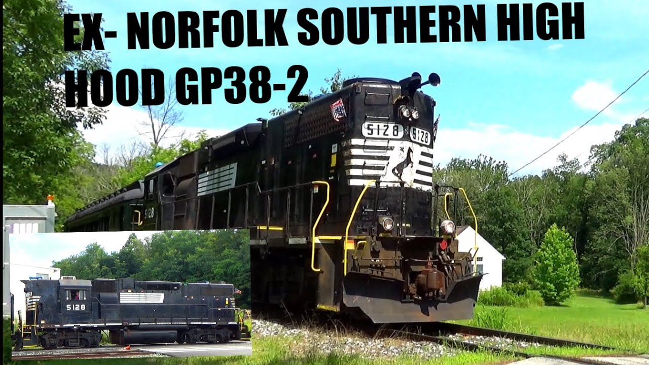 Chasing An EX- (Norfolk Southern High Hood GP38-2) On The Colebrookdale Railroad