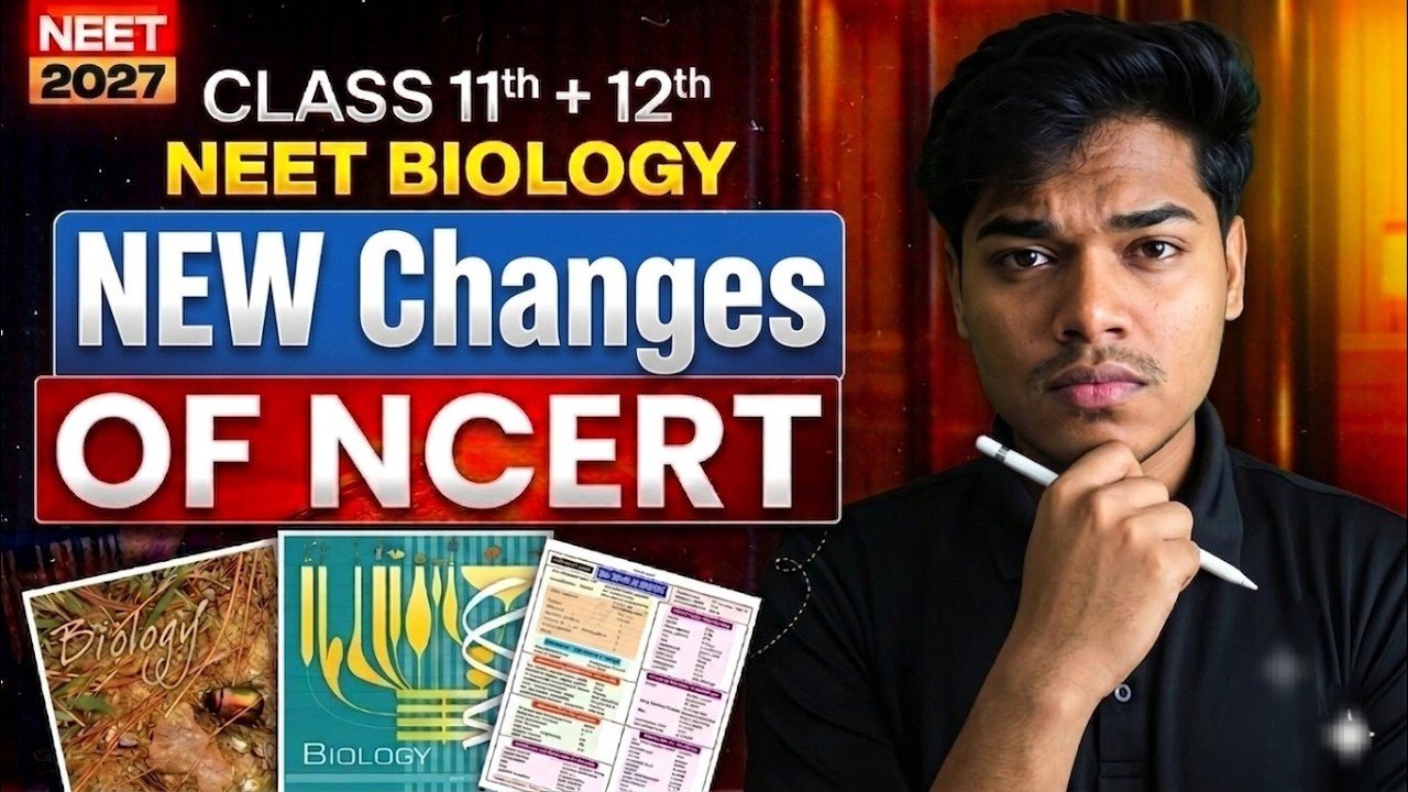 New Changes in NCERT✅ | NEET updated Syllabus | NEET Biology | Neet-2027 Strategy #neet2027