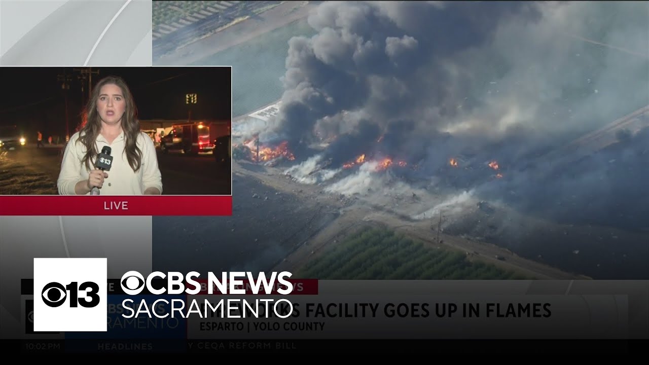 Latest on explosions at California fireworks warehouse that resulted in fire in Esparto