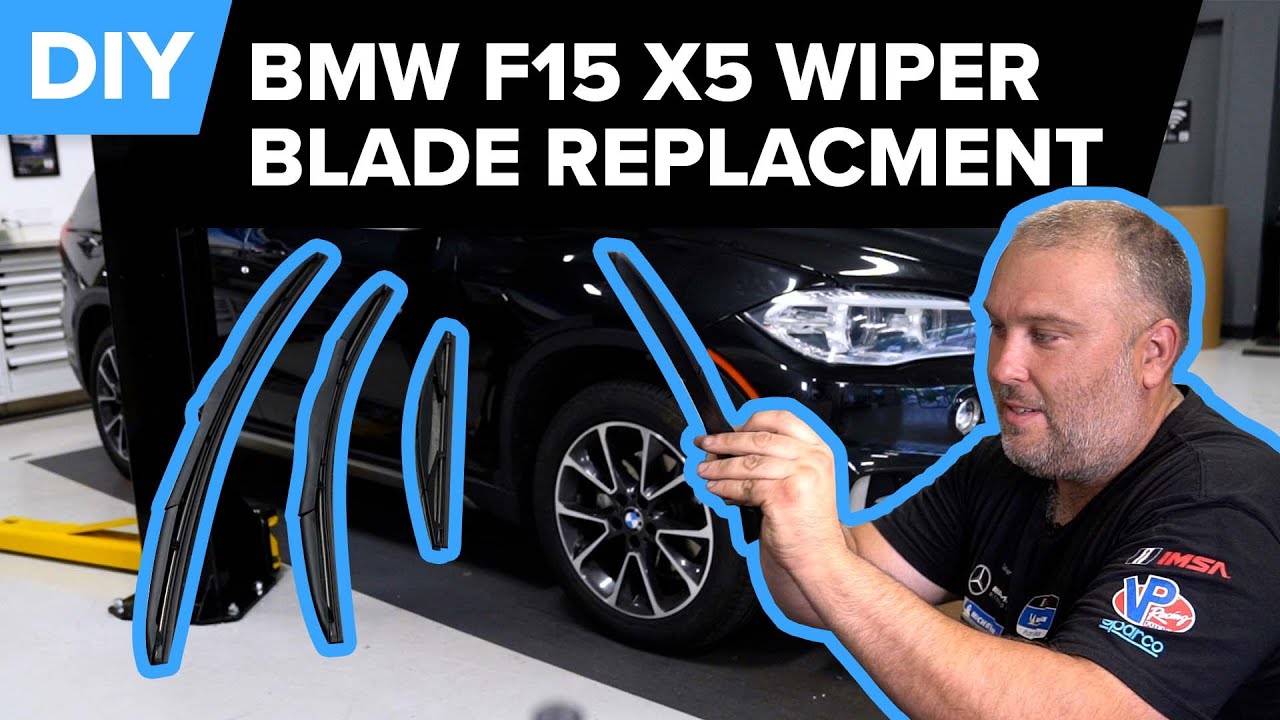 BMW X5 Windshield Wiper Blade Replacement DIY (2014-2018 BMW F15 X5 & BMW F16 X6)