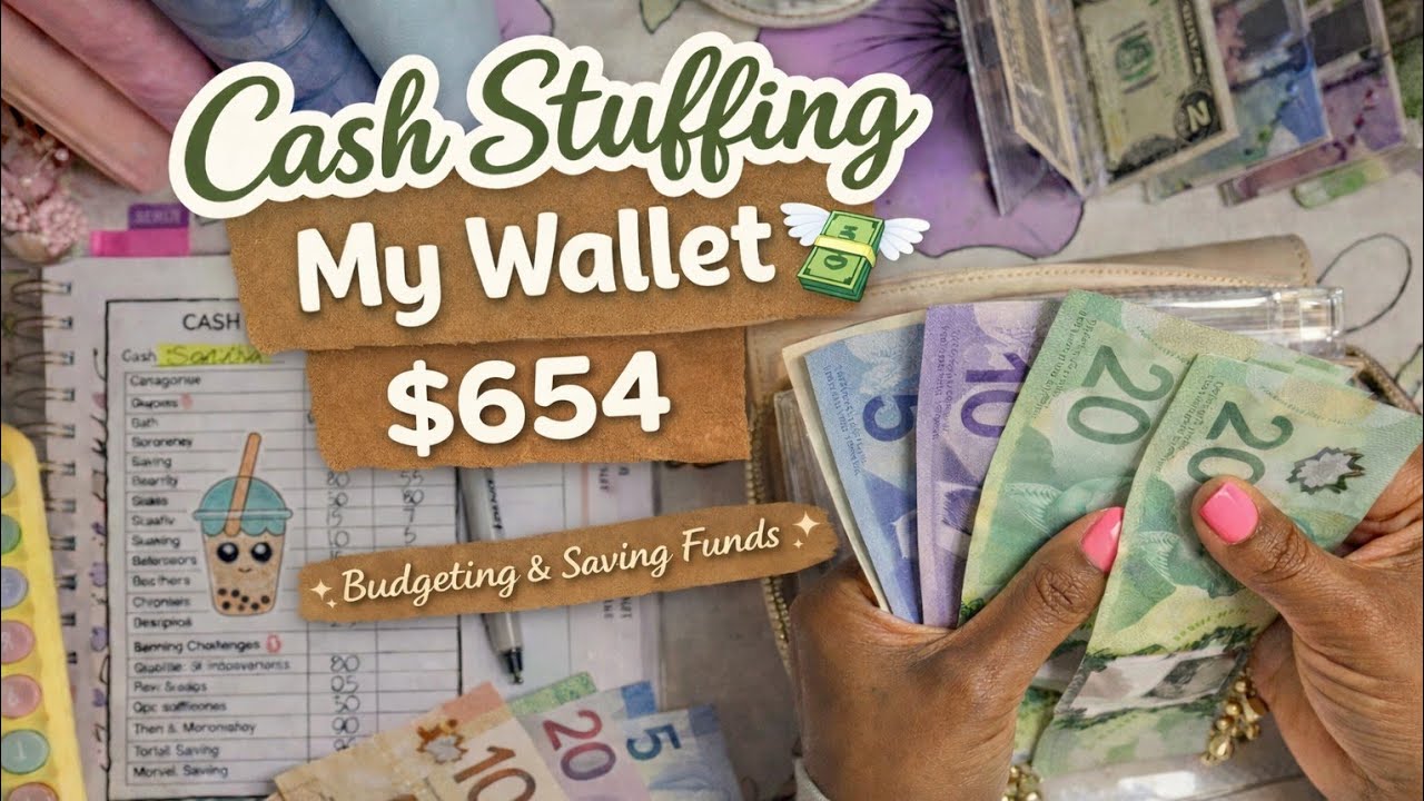 Cash Stuffing My Wallet ~$654| Paycheck 1: Feb 2026| Ep. 140🍀
