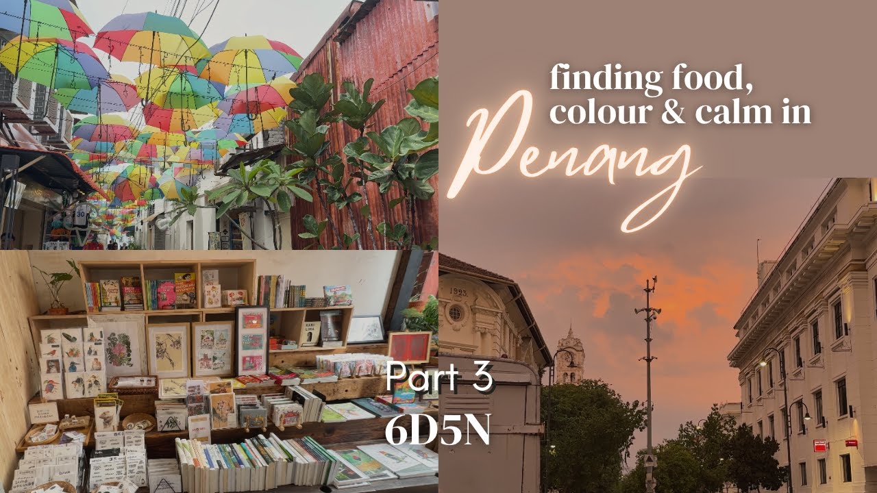 Fed by food, filled by art 🌈 Hin Bus Depot, Michelin Guide, Umbrella Alley, Jetty35 | Penang Part 3