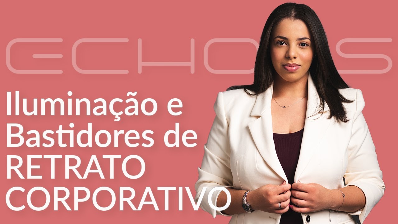 Bastidores e Iluminação para Retrato Corporativo
