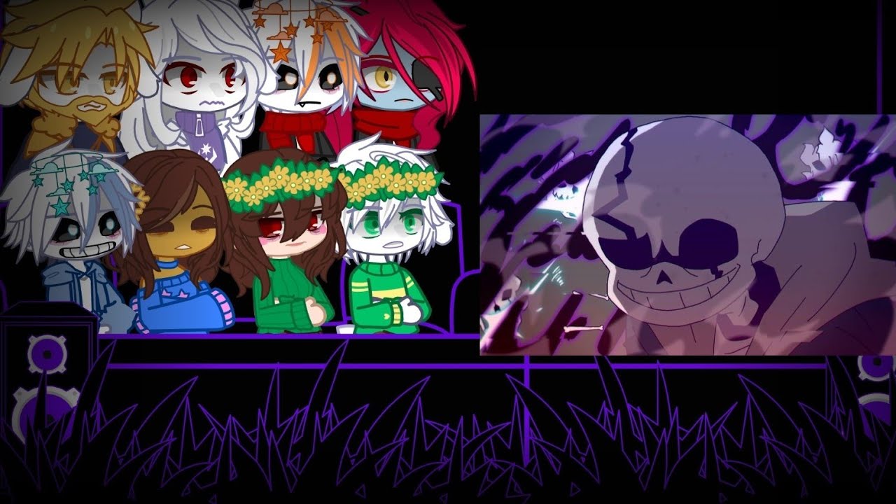 (🇧🇷🇺🇸🇲🇽) Undertale react to Last Breath Phase 3____(1/2)_(X2)
