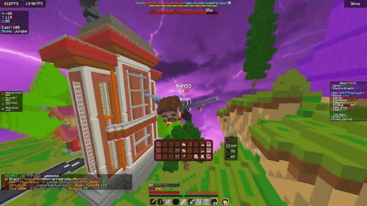 DOMINACJA SKYPVP Z FULL EVE | MONTAGE #6 | IP minestar.pl