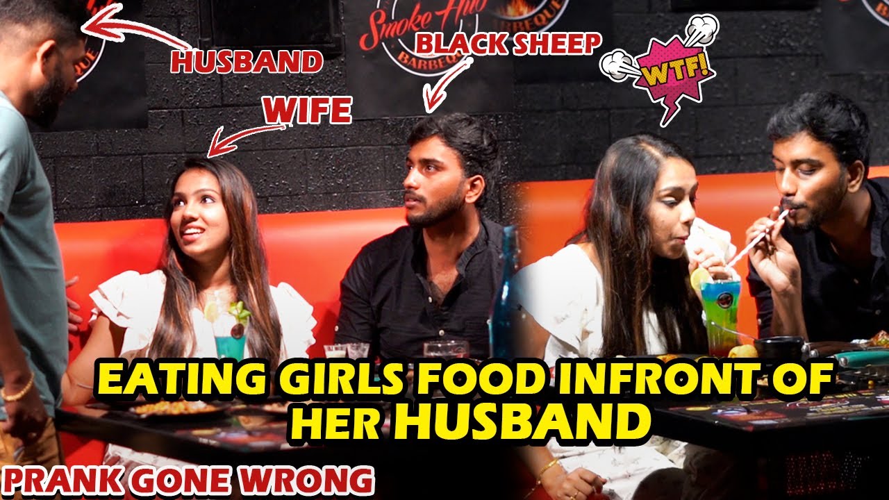 Eating Girls Food👩🍟 INFRONT OF HER HUSBAND😝 | PRANK GONE WRONG!!! 😱@Kovai360