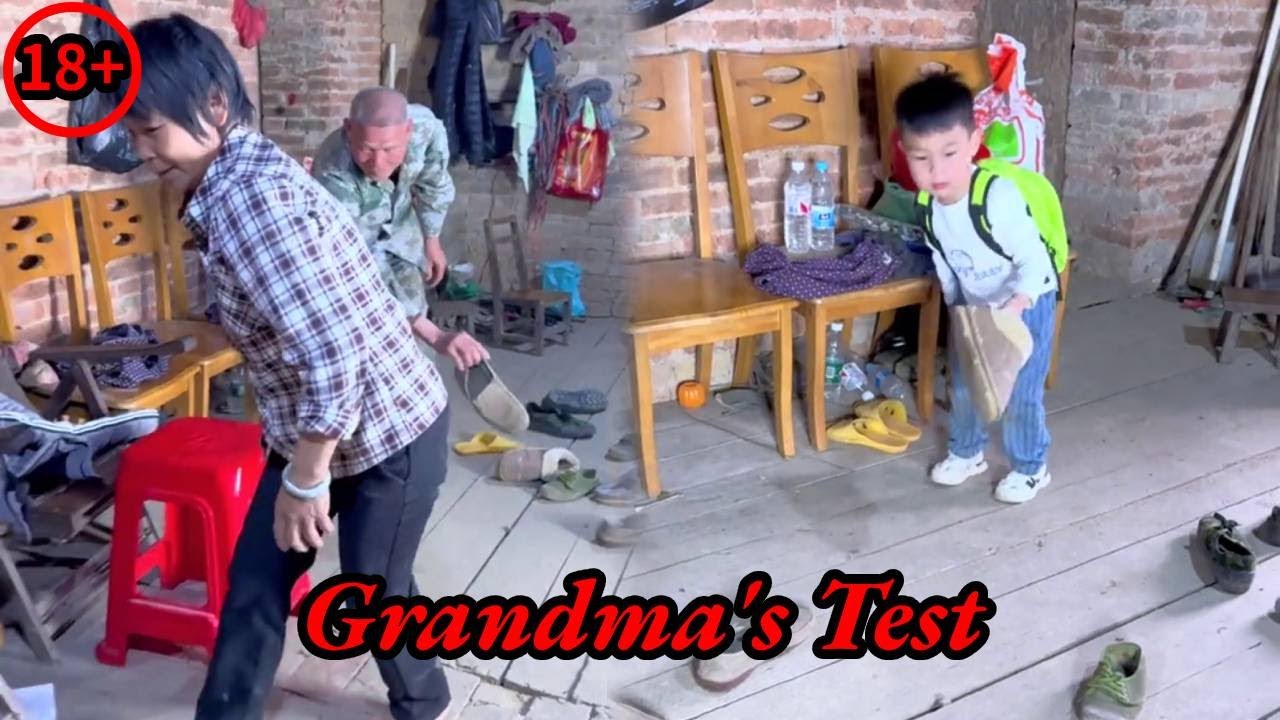 Бабушка специально устроила в доме беспорядок, чтобы посмотреть на реакцию внука.