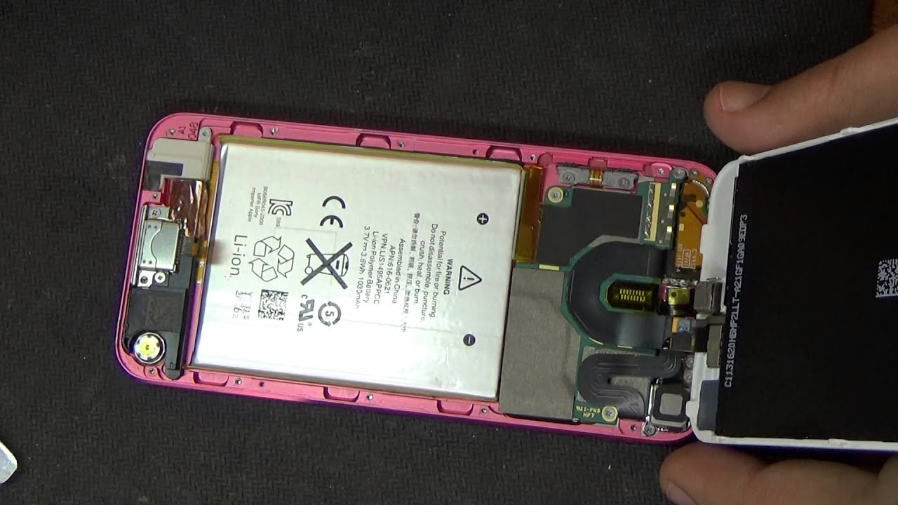 iPod 5  замена системной платы