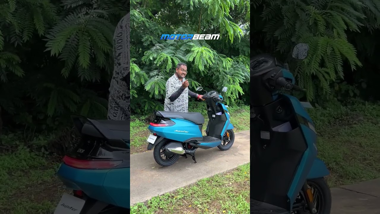 Emergency Braking! - New TVS Jupiter Feature 😱