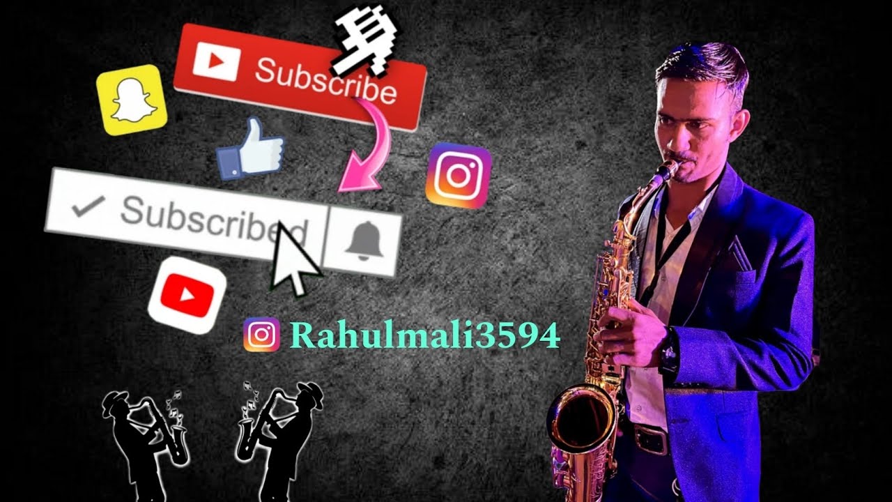 Kya jaanu sajan song in sexophon Rahul mali playing to sexophon