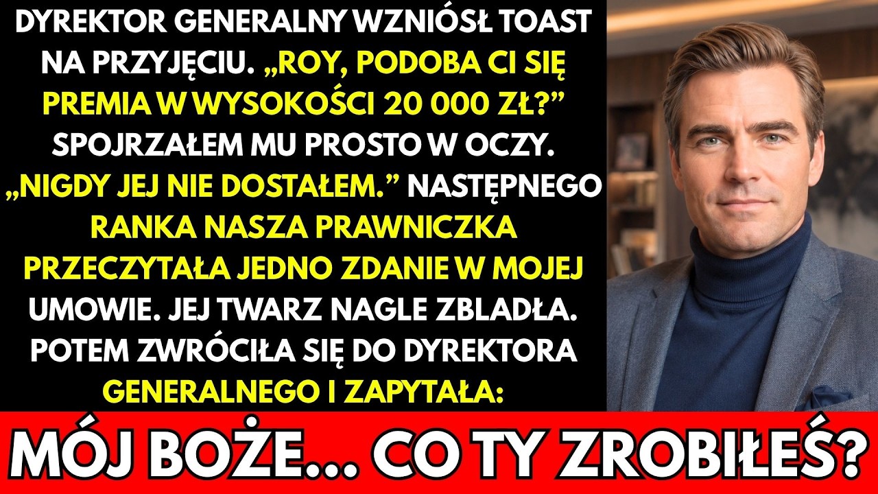Prezes Chwalił Się Moją Niewypłaconą PremiĄ, Więc Uruchomiłem Klauzulę 7.4