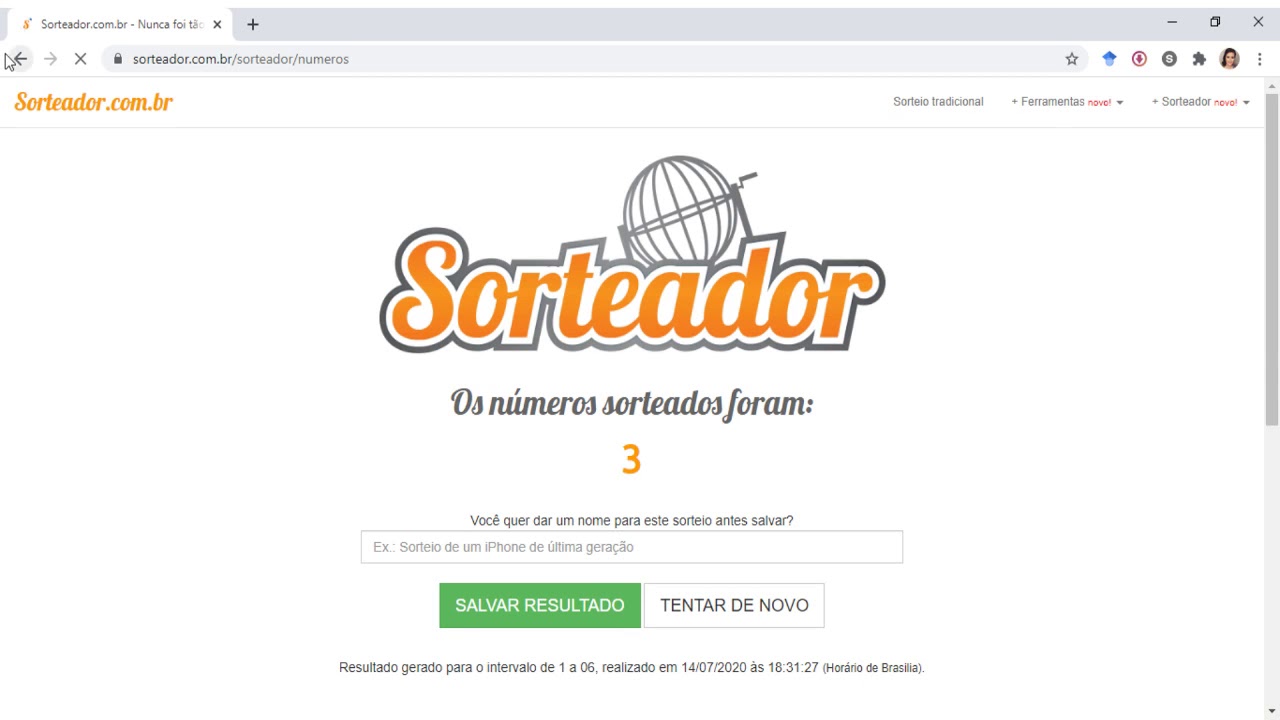 Sistema Sensorial: sorteio do conte&uacute;do