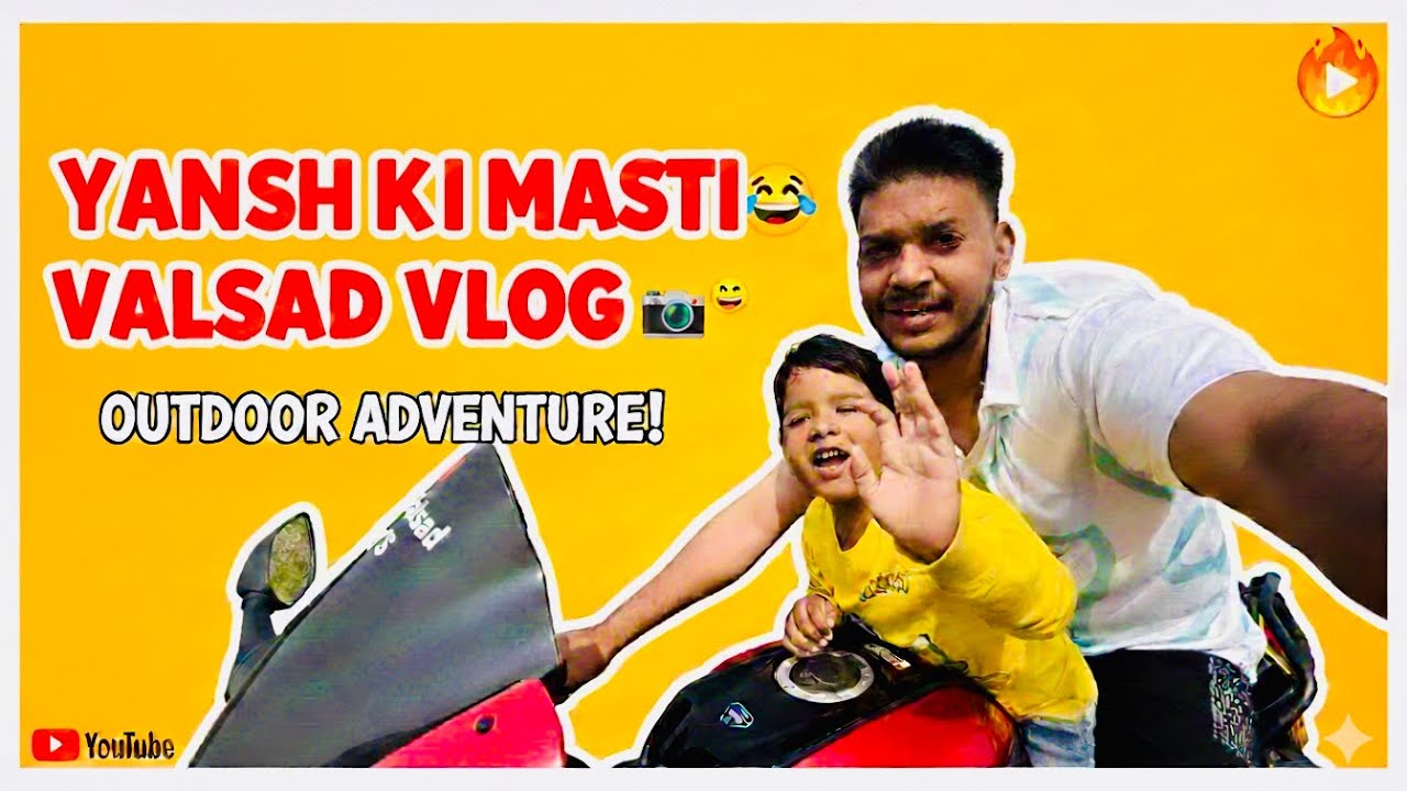 DAY-45/365🎬 | Yansh ki Masti aur Shri Vekaria Hanuman Mandir Darshan 🙏✨| Vikas Valsad Vlogs | Valsad