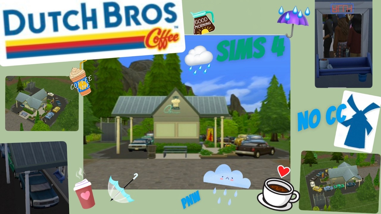 Dutch Bros | Sims 4 Speedbuild Lofi