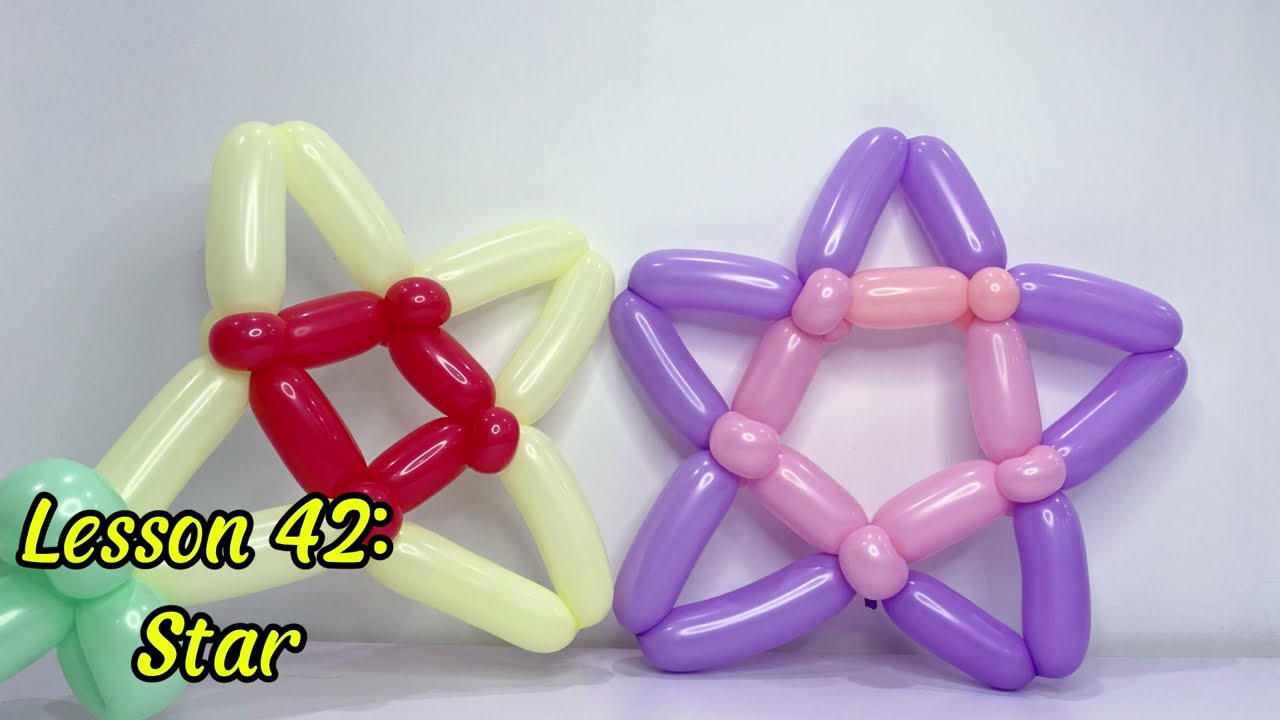Star  - Lesson 42 How to twist balloon