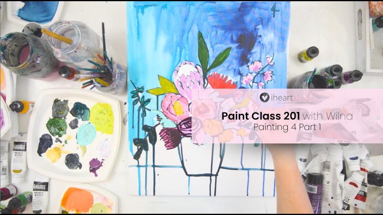 Paint Class 201 - Acrylic Painting 4 - Part 1