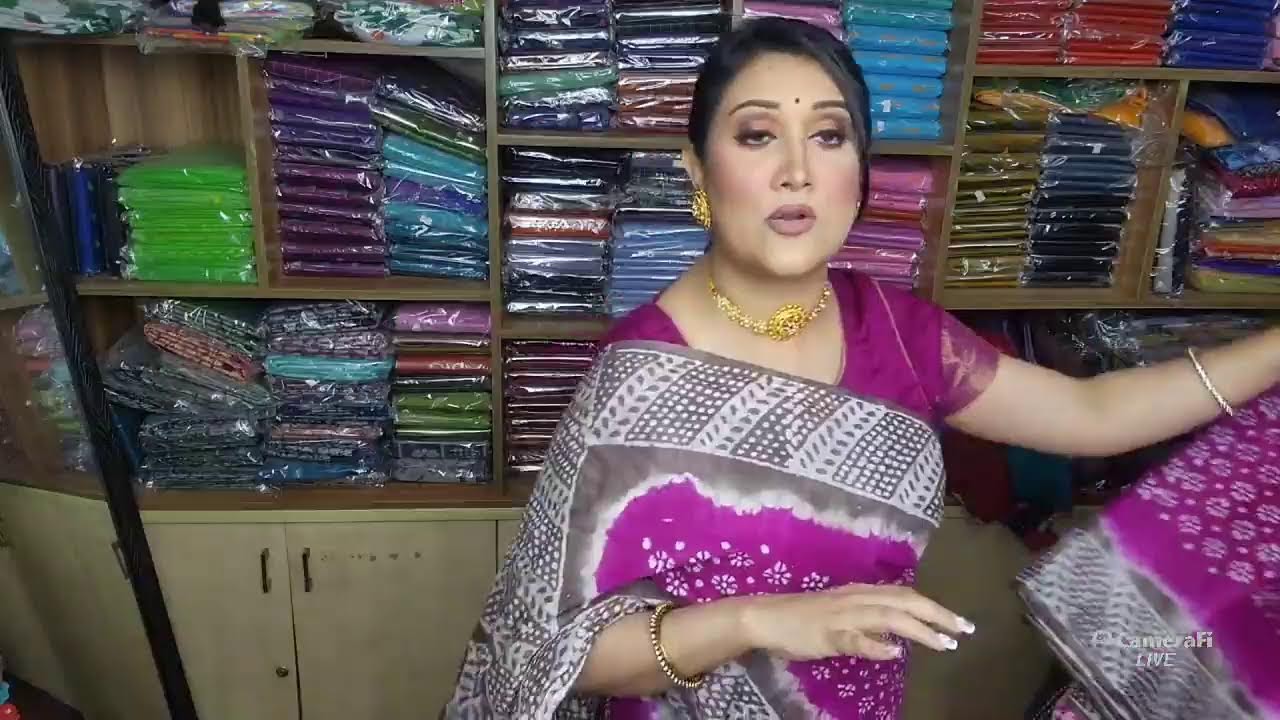 ১০% ডিসকাউন্টে কটন বাটিক শাড়ি শাড়ির লাইভ ২০২৬ | Cotton Batik Saree Live 2026 | Rong Polli - রঙ পল্লী