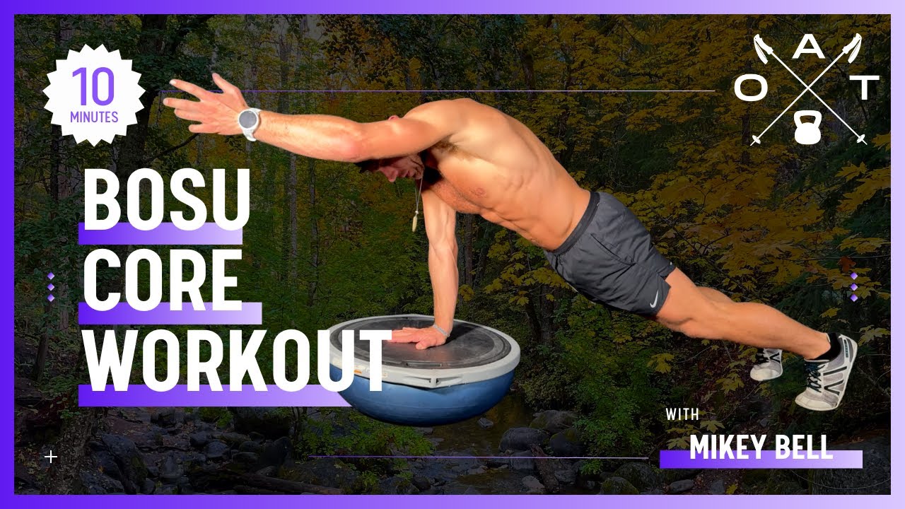 Тренировка мышц кора Bosu