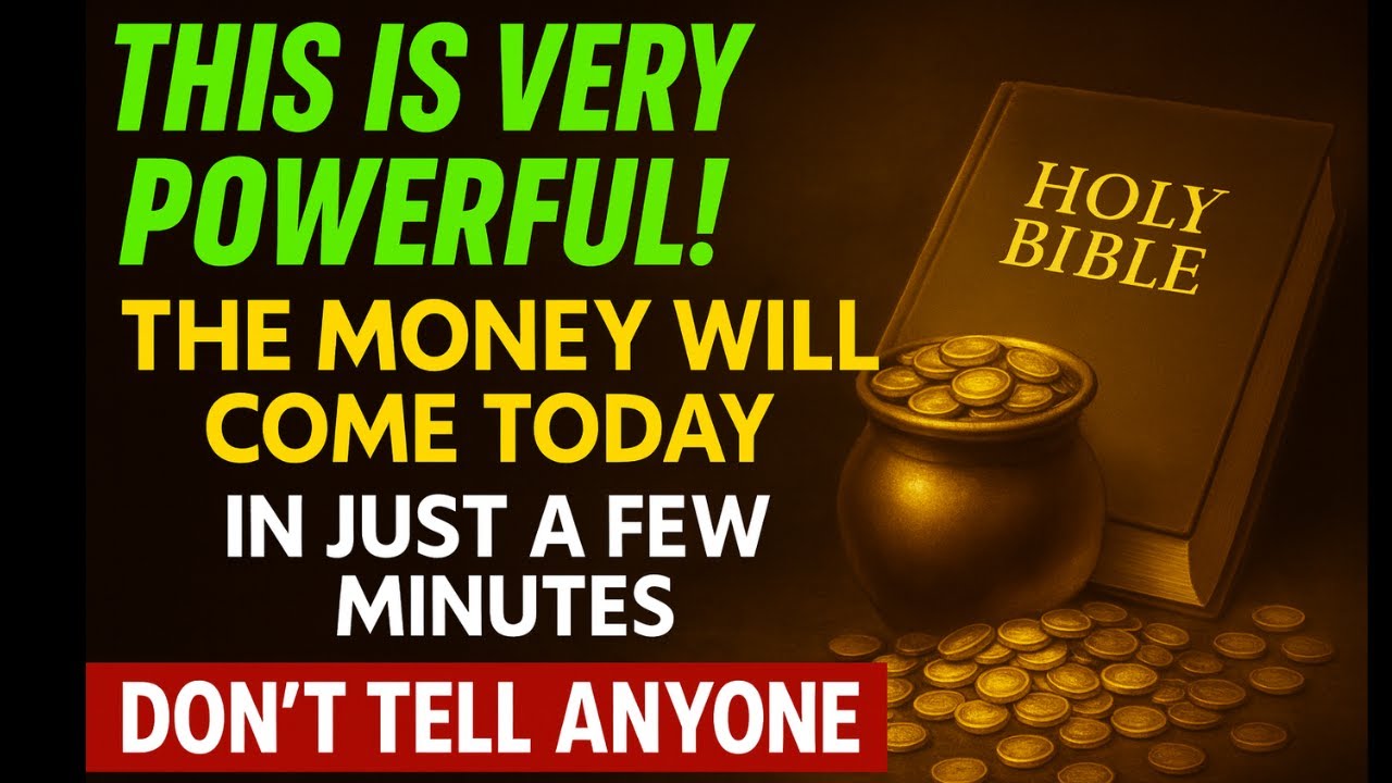 🔥 IT’S ALMOST SCARY! JUST LISTEN TO THIS PRAYER ONCE AND YOU WILL BECOME VERY RICH! Prayer For Money