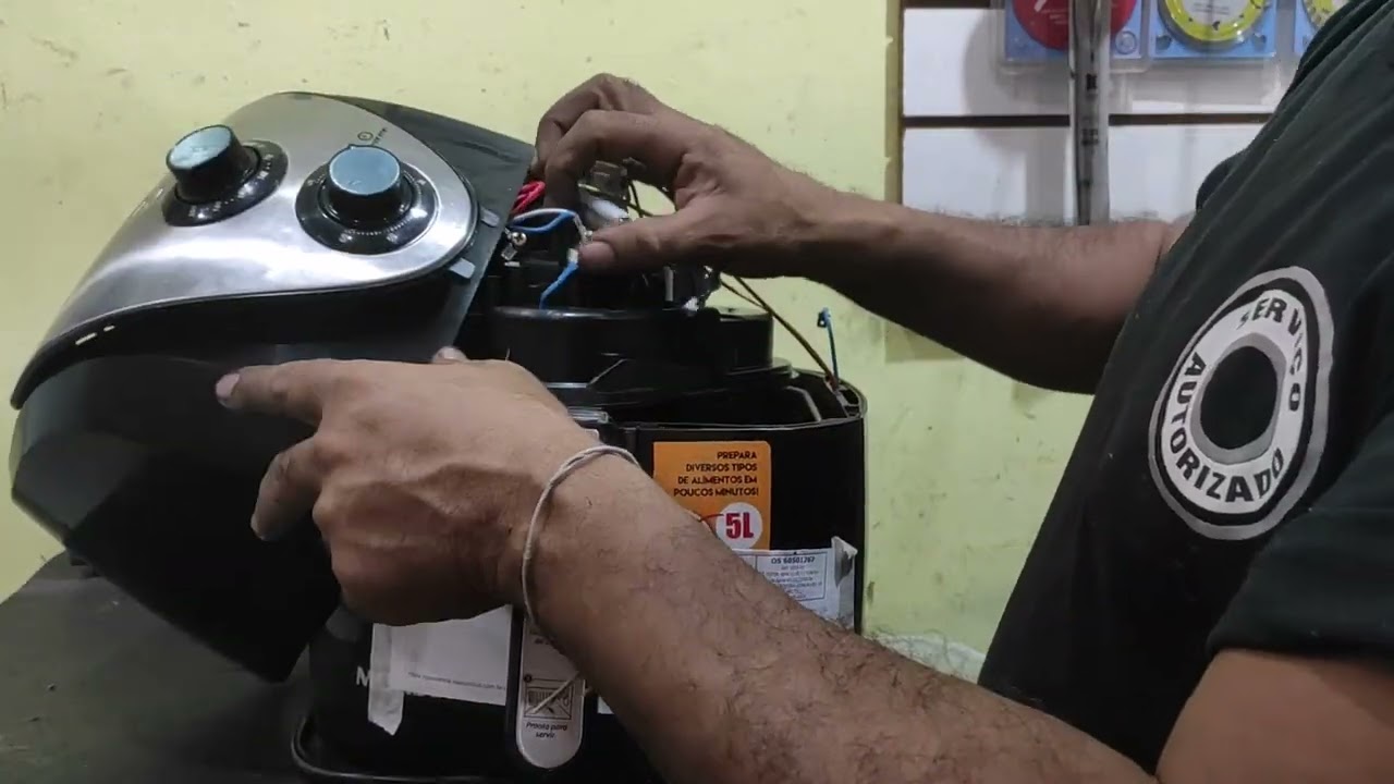 Avaliação técnica desmontagem Air Fryer.
