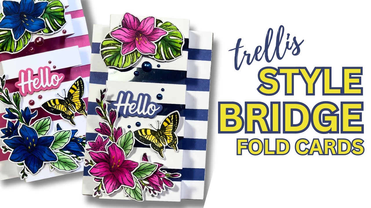 Have YOU tried this way of making a Bridge Fold Card? BEAUTIFUL cards made EASY!!!