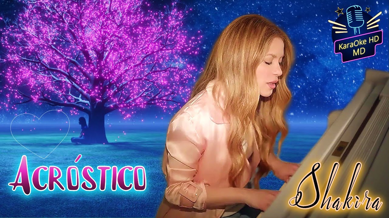 ACRÓSTICO - SHAKIRA (KaraOke HD)