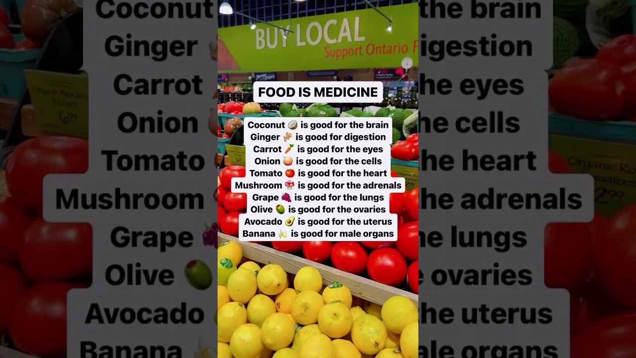 Food is Medicine🥰💯🥰💯 💉💊 #health #naturalhealth #medicine #food #fruits #shorts