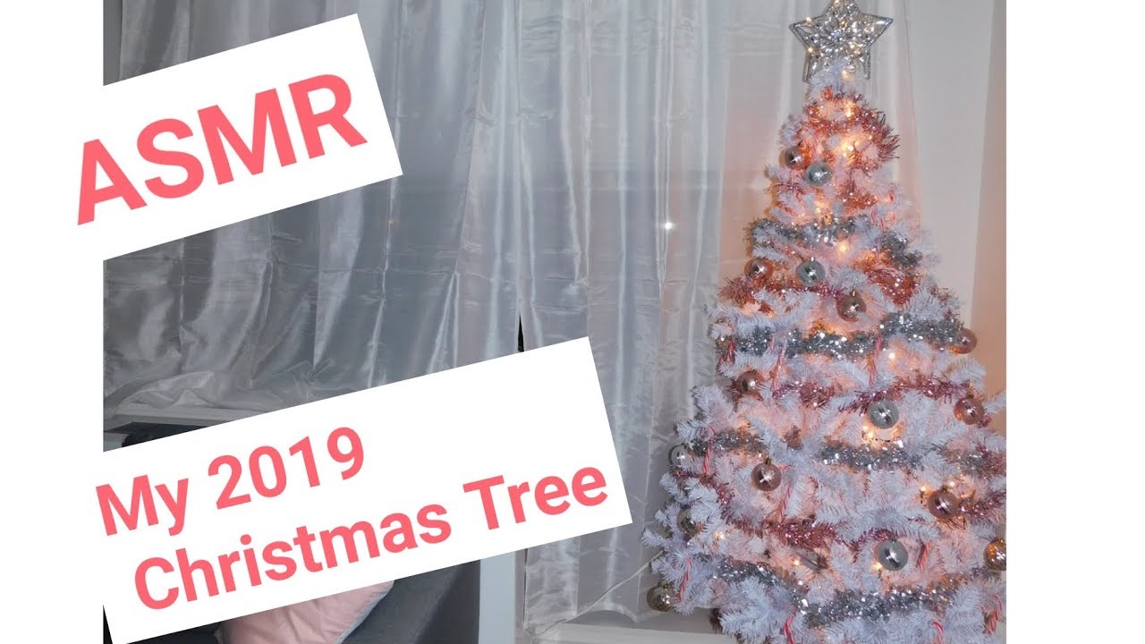 ASMR- My Christmas Tree-Soft spoken, tinsel=tapping sounds