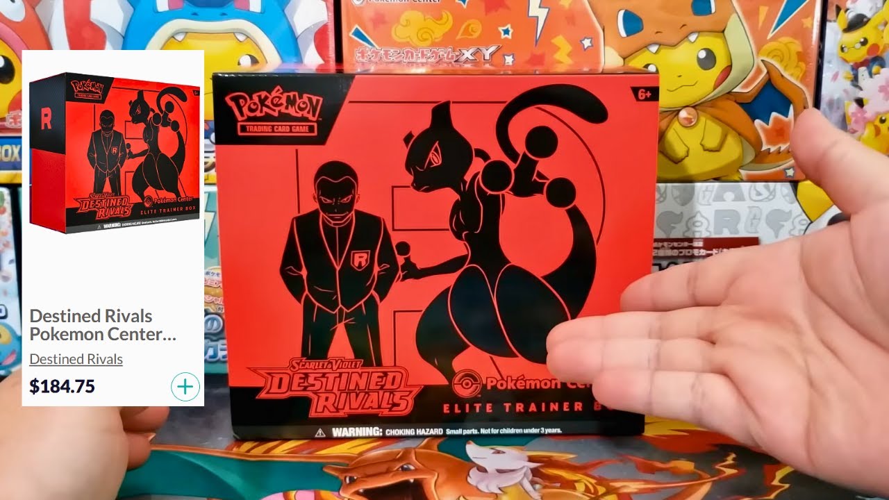 The Cooler, Redder, More Expensive! Destined Rivals Pokemon Center ETB!