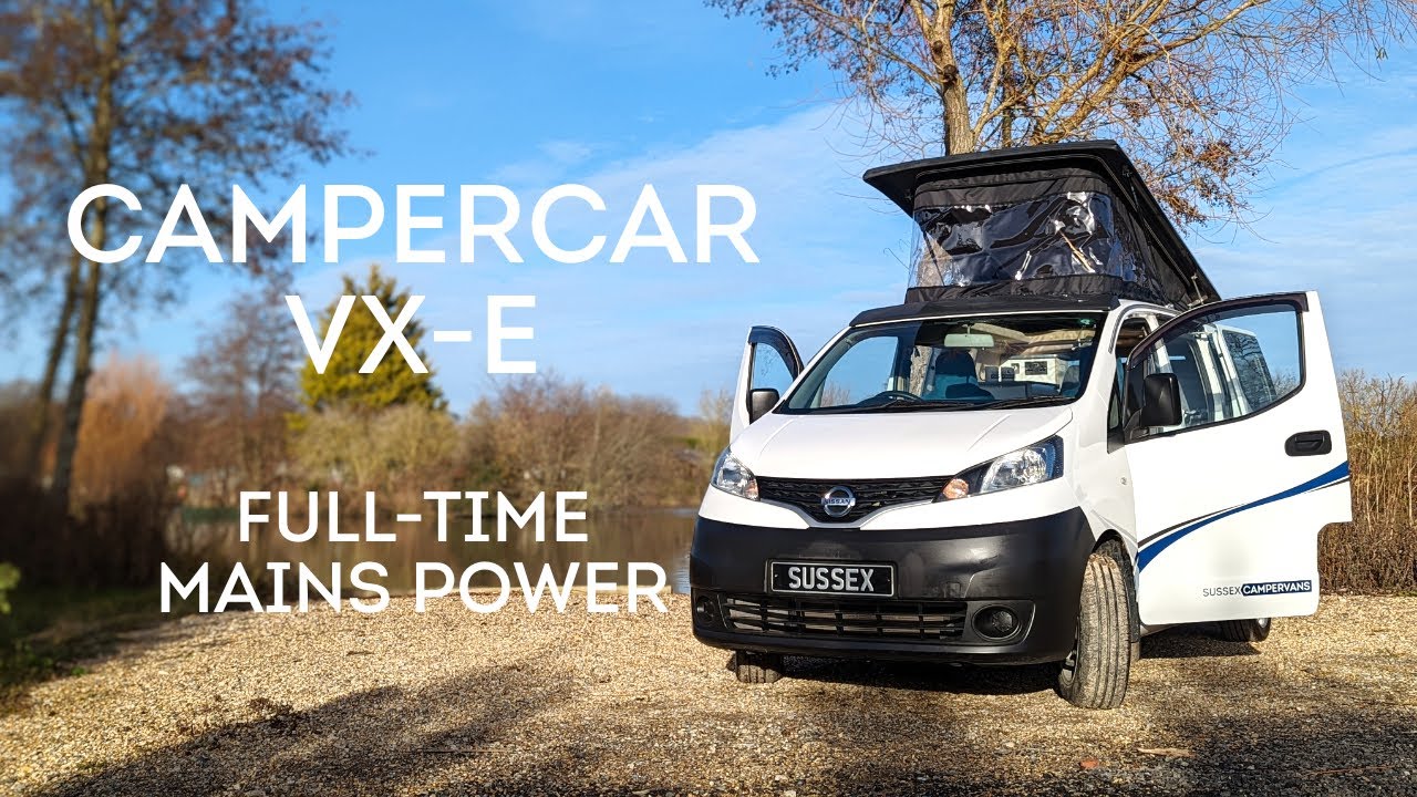 Nissan NV200 CamperCar VX-e — бензиновый кемпер с полностью электрической системой — Sussex Campe...