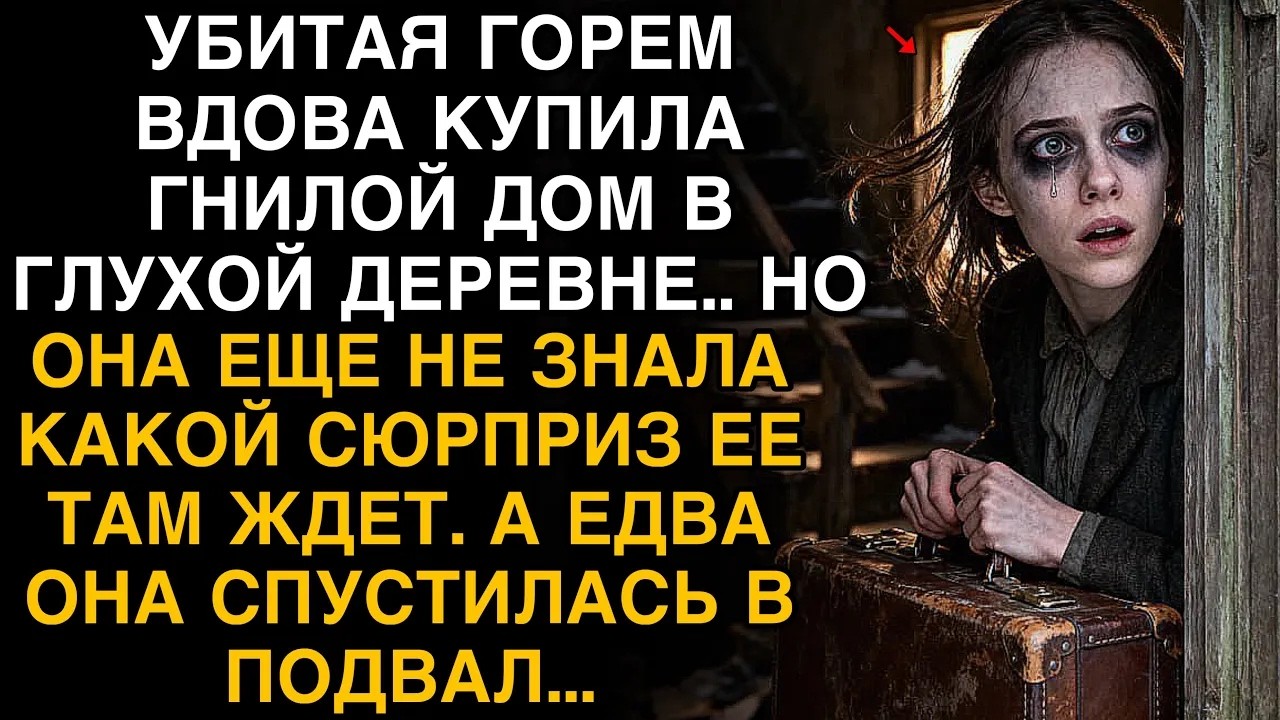 УБИТАЯ ГОРЕМ ВДОВА КУПИЛА СТАРЫЙ ДОМ В ДЕРЕВНЕ, НО СПУСТИВШИСЬ В ПОДВАЛ, ОНА ПОНЯЛА, ЧТО НЕ ОДН