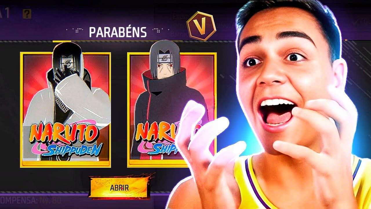 FREITAS GASTANDO DIAMANTES até pegar a NOVA SKIN DO ITACHI UCHIHA No - free fire