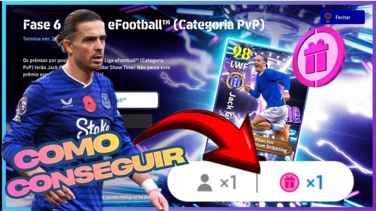 COMO CONSEGUIR O JACK GREALISH SHOW TIME GRÁTIS NO EFOOTBALL 2026 🎁